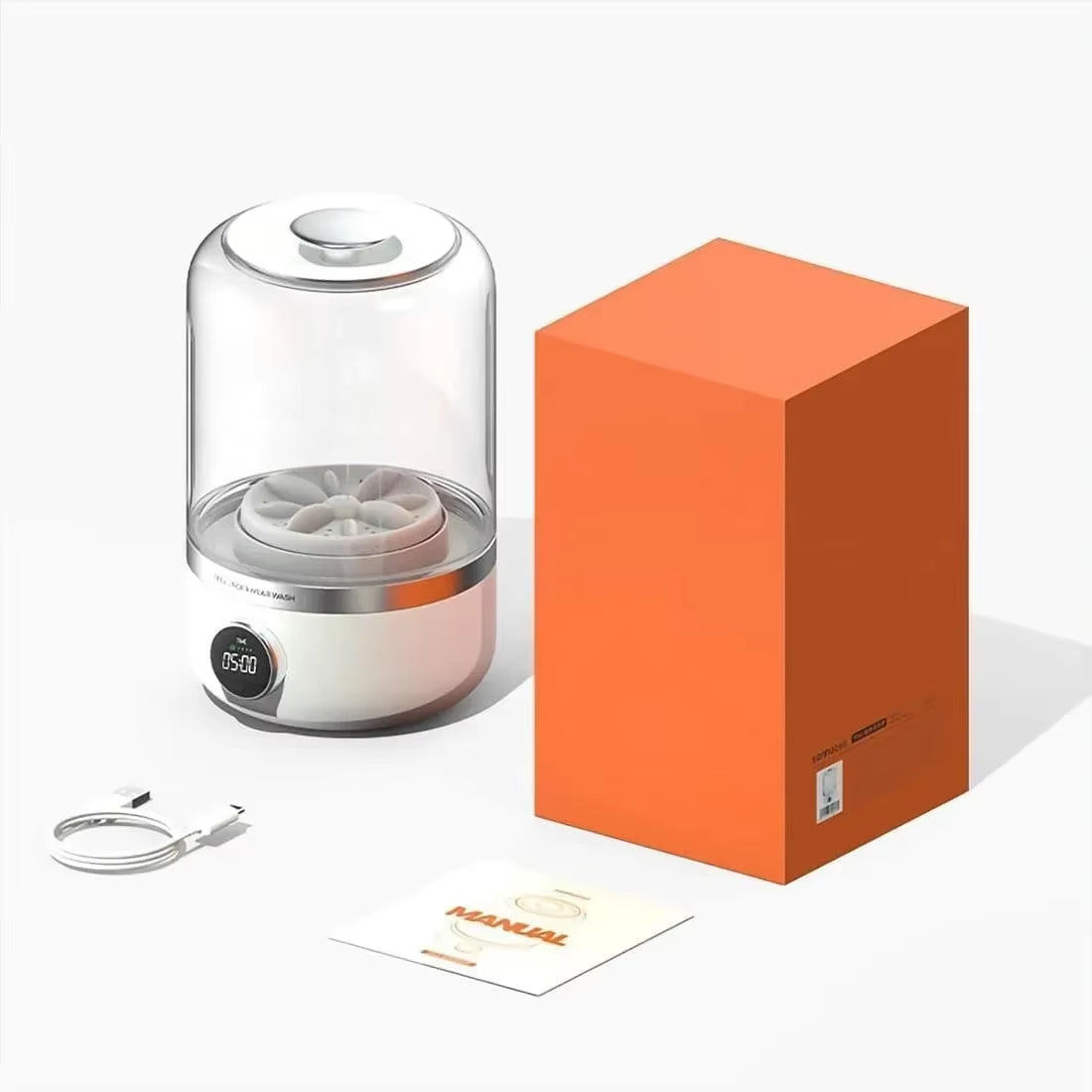 Mi Portable Cordless Washing Machine,Usb Rechargeable, Mini Washer for /Underwear/Socks/Baby Clothes Home Travel Laundry Bucket